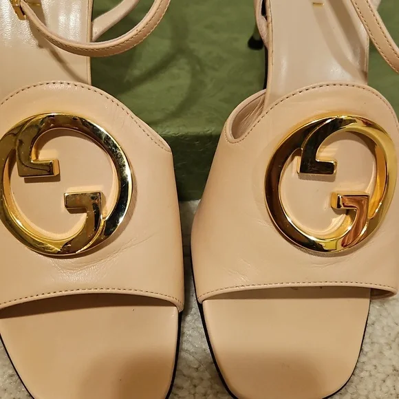 🛑GUCCI Blondie Leather Sandal - Picture 3 of 7